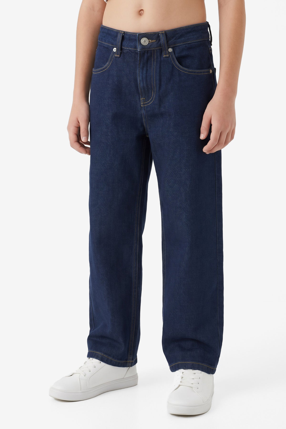 Loose Fit Jeans - Blue Rinsed