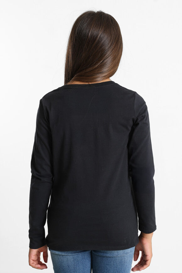 Langarmshirt - Jet Black