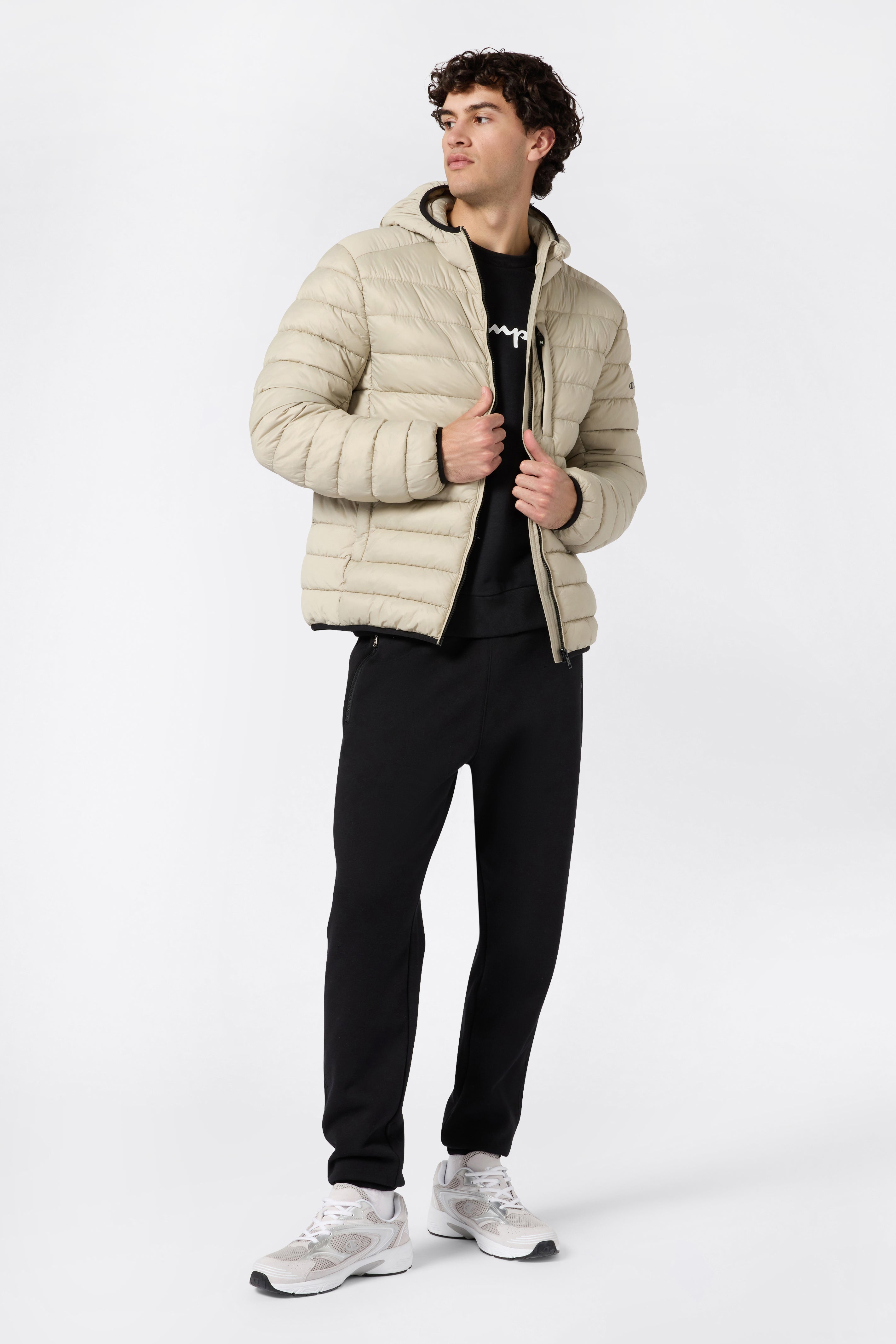 Quilted jacket - Natural Chino Beige