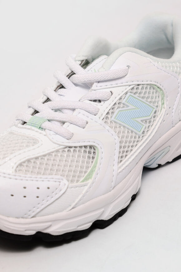 P 530 Seasonal Kids Sneaker - White + Light Green