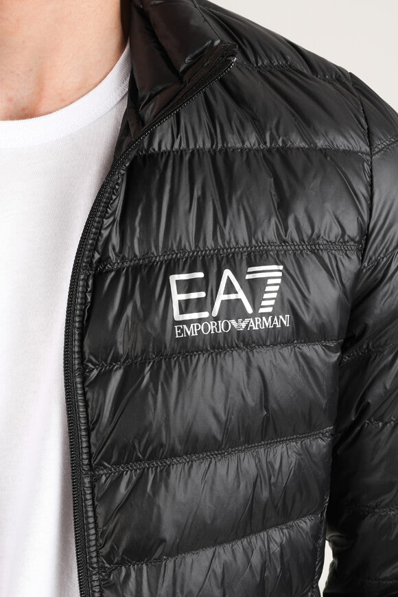 Lightweight puffer down jacket - black