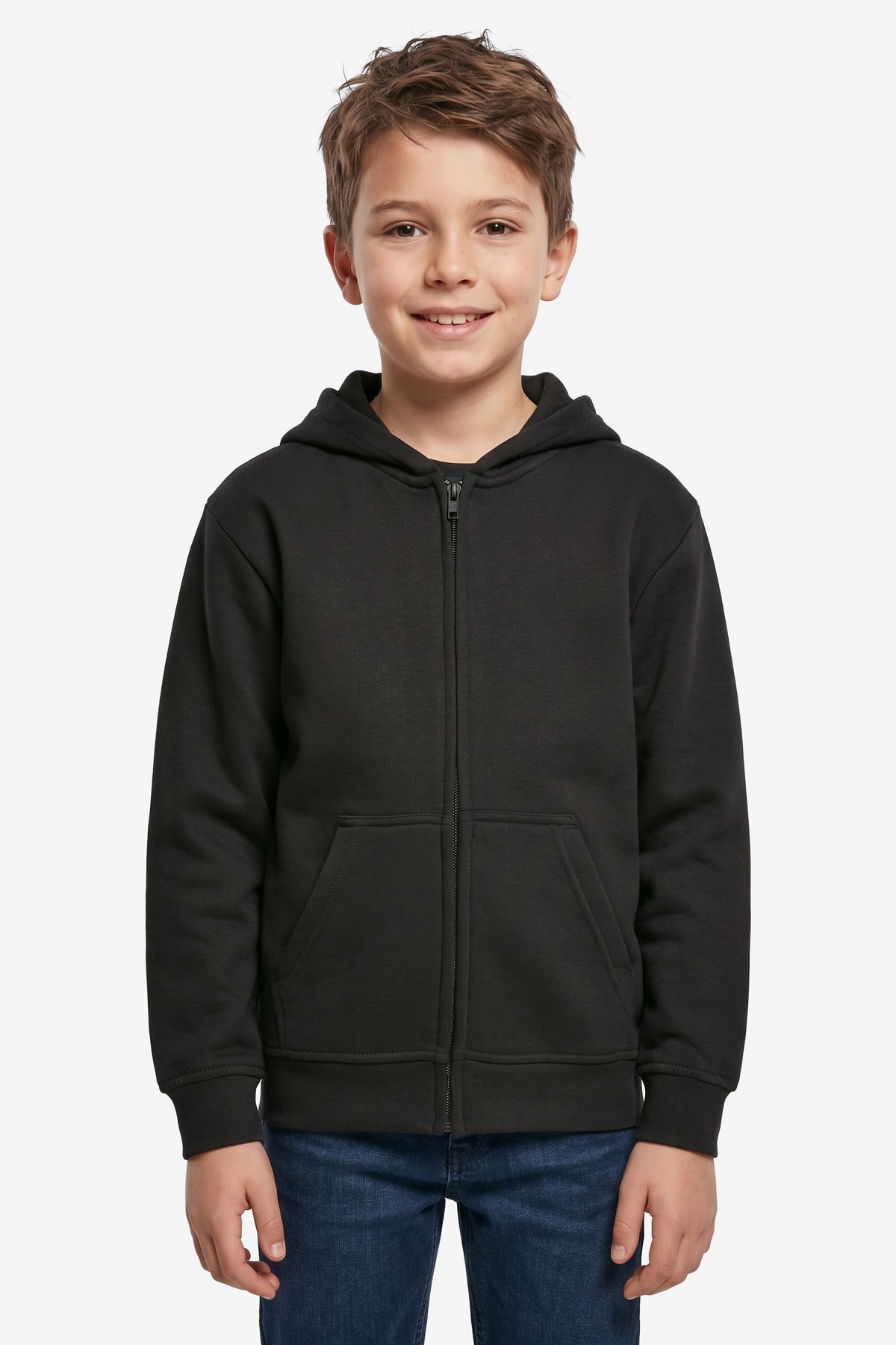 Sweat zippé à capuchon - Black