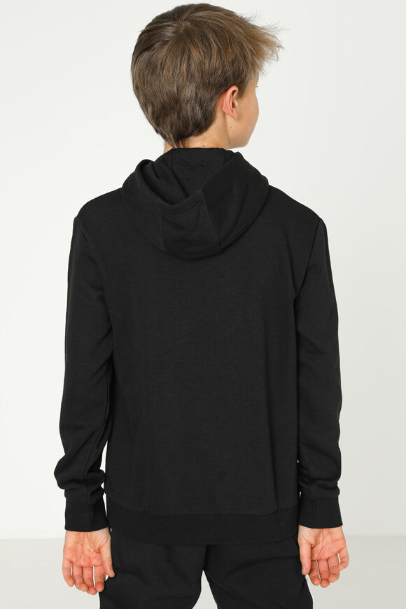 Kapuzensweatshirt - Schwarz