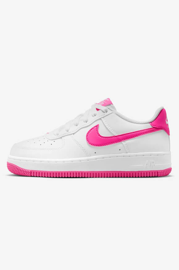 Baskets Air Force 1 - Blanc + Laser Fuchsia