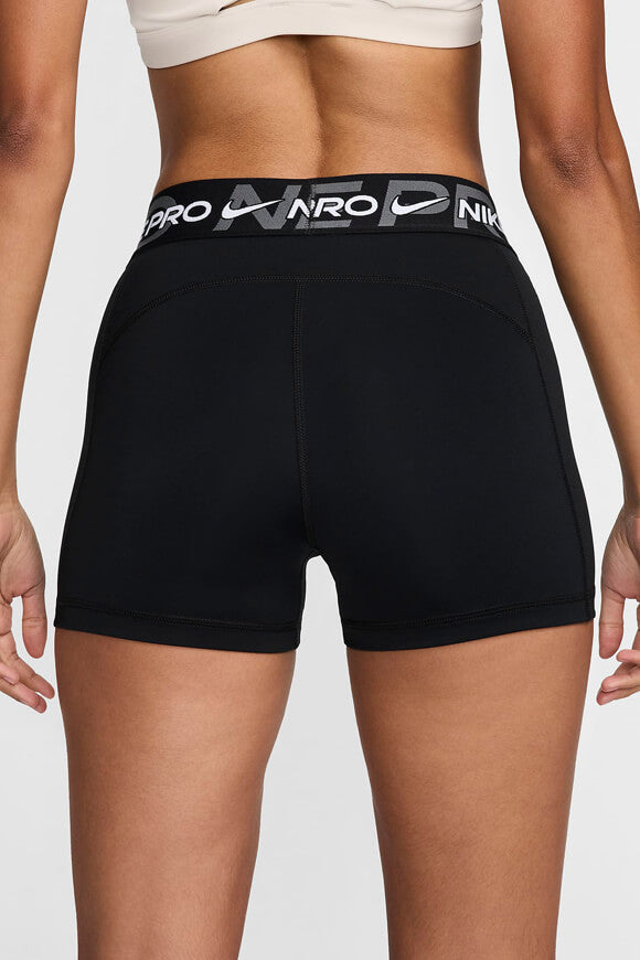 Short cycliste - Black + Iron Grey + White