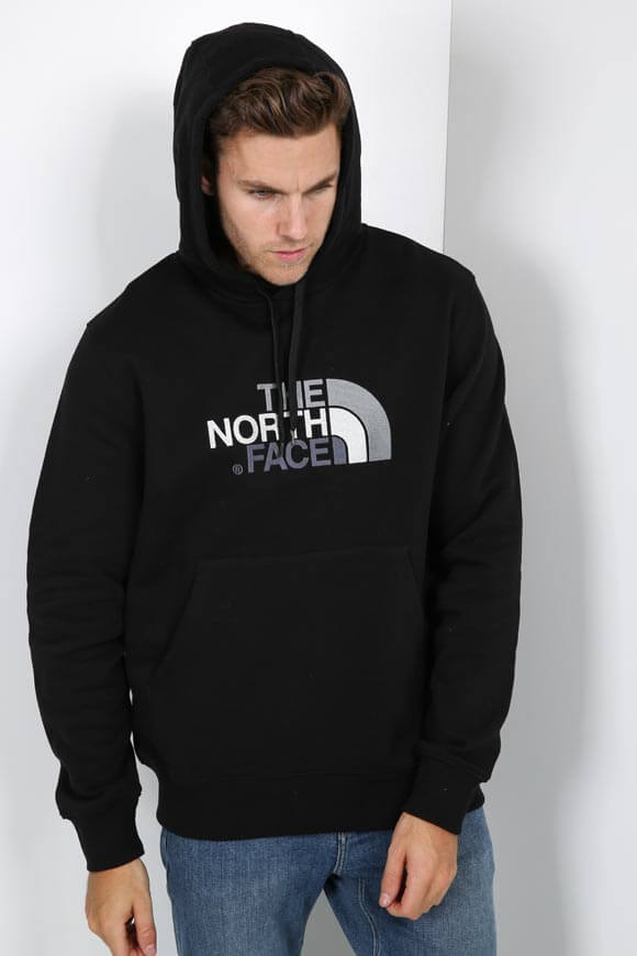 Hooded sweatshirt - Black + Grey