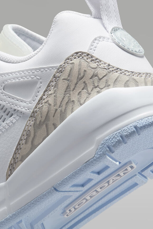 Sneaker Spizike per bambini - Bianco + Grigio Neutro