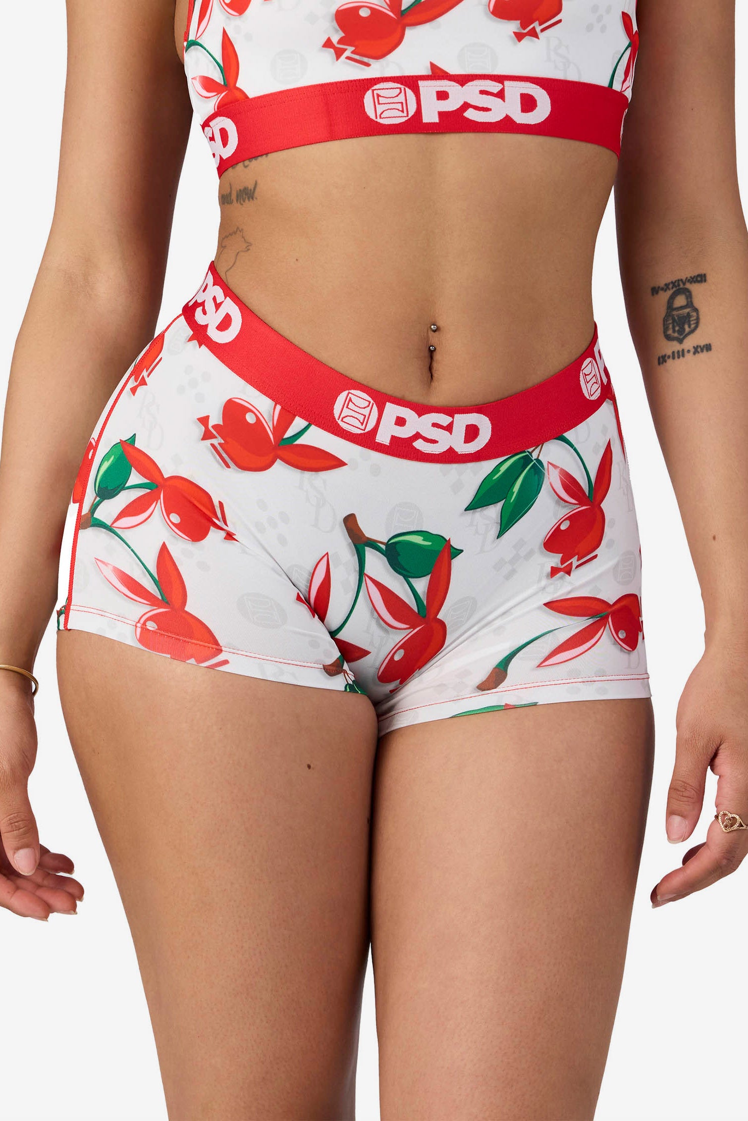 Panty - White + Red
