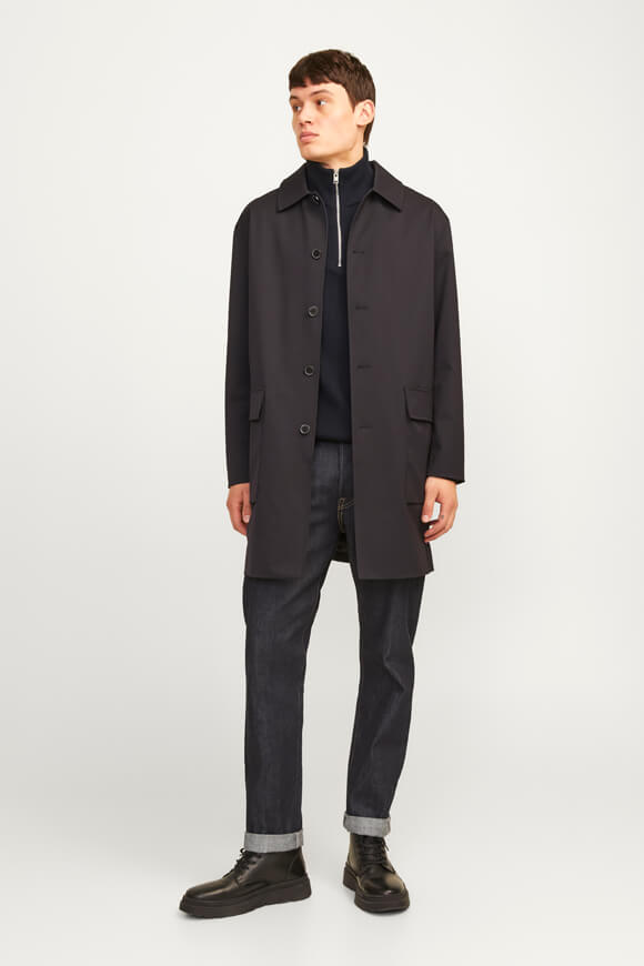 JJEPERFECT maglione in maglia a coste - Black