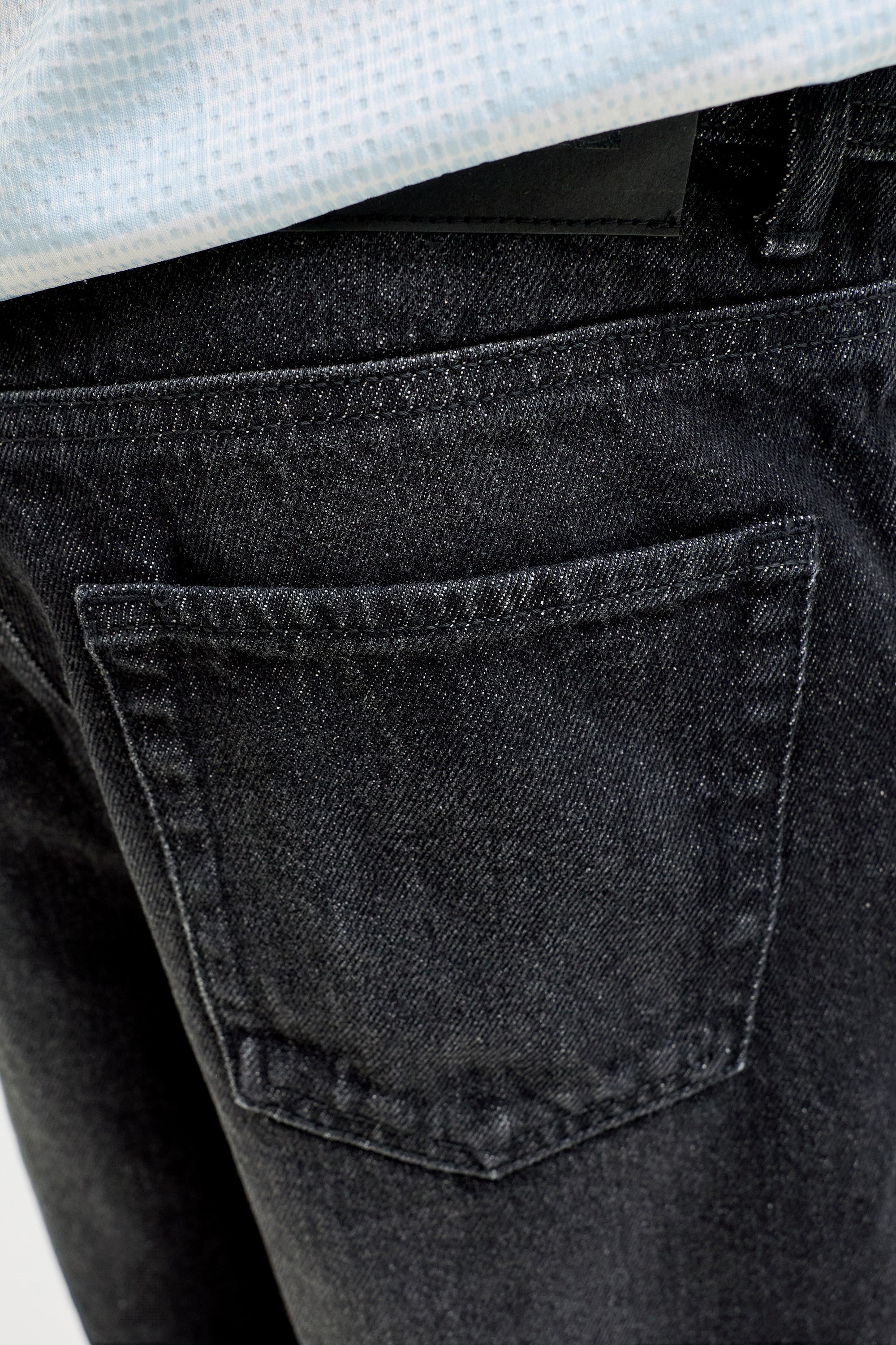 Jeans corti JJITONY, vestibilità loose fit - Black Denim