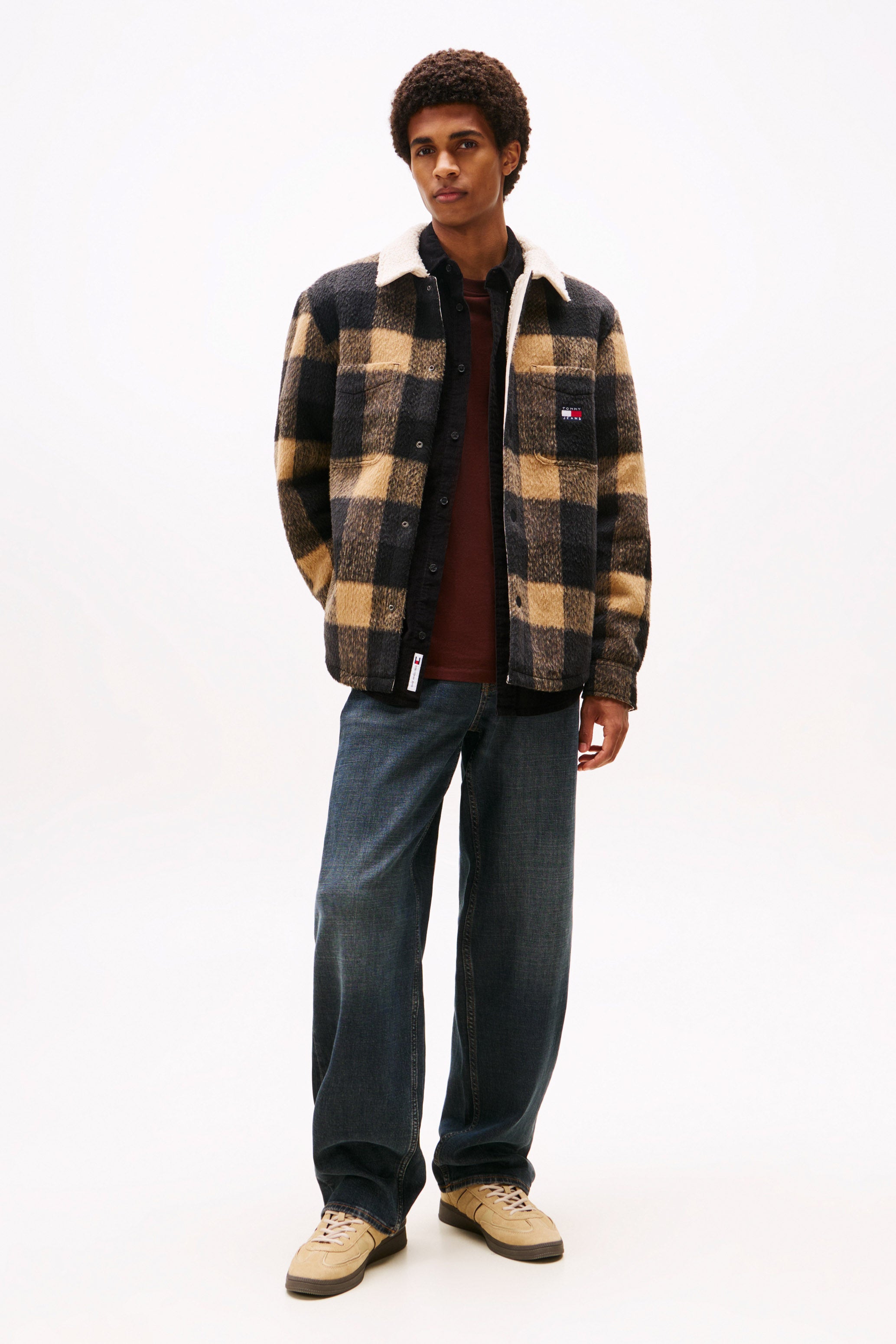 Surchemise doublée - Black + Buffalo Check