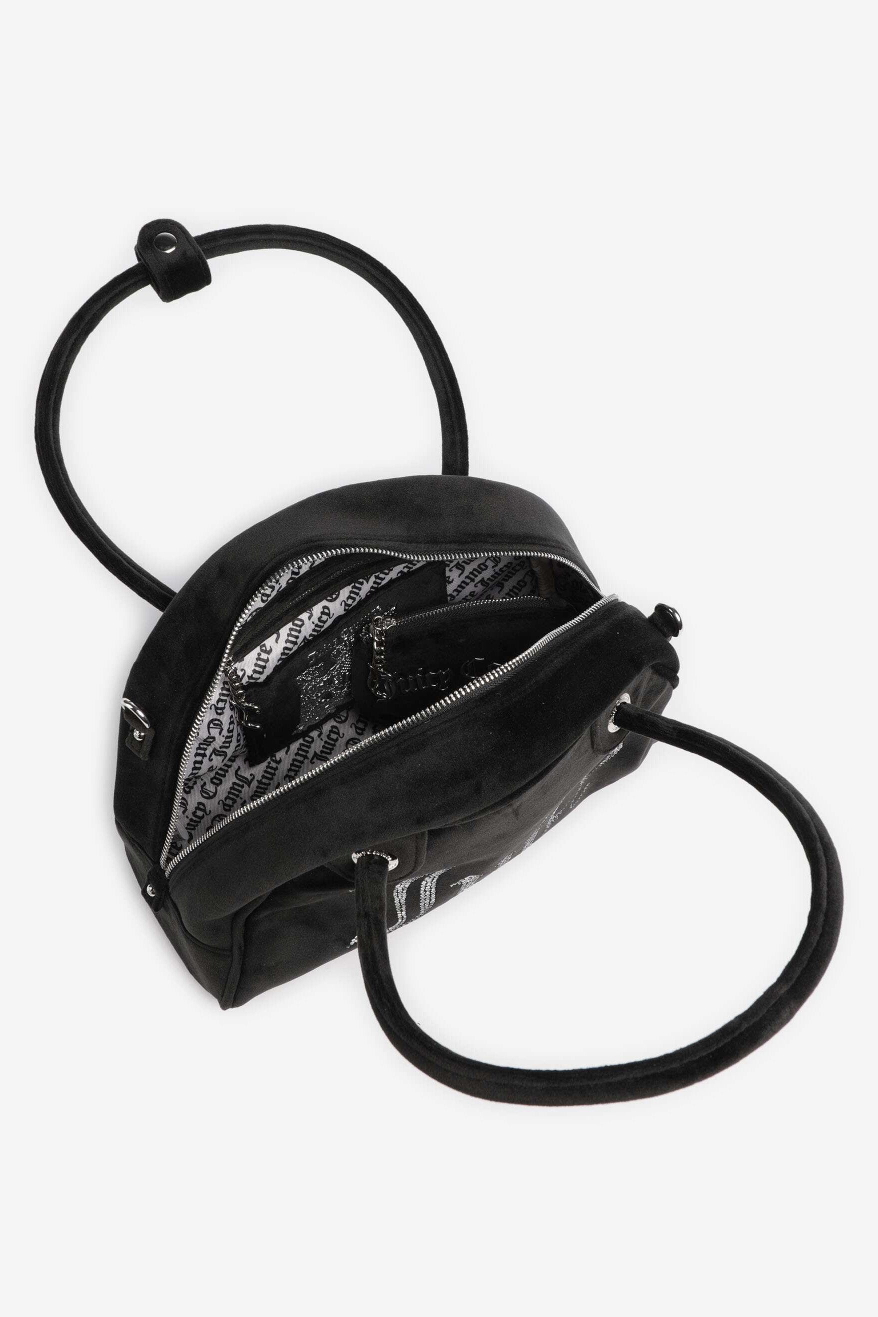 Kimberly sac à main et à bandoulière en velours - Black