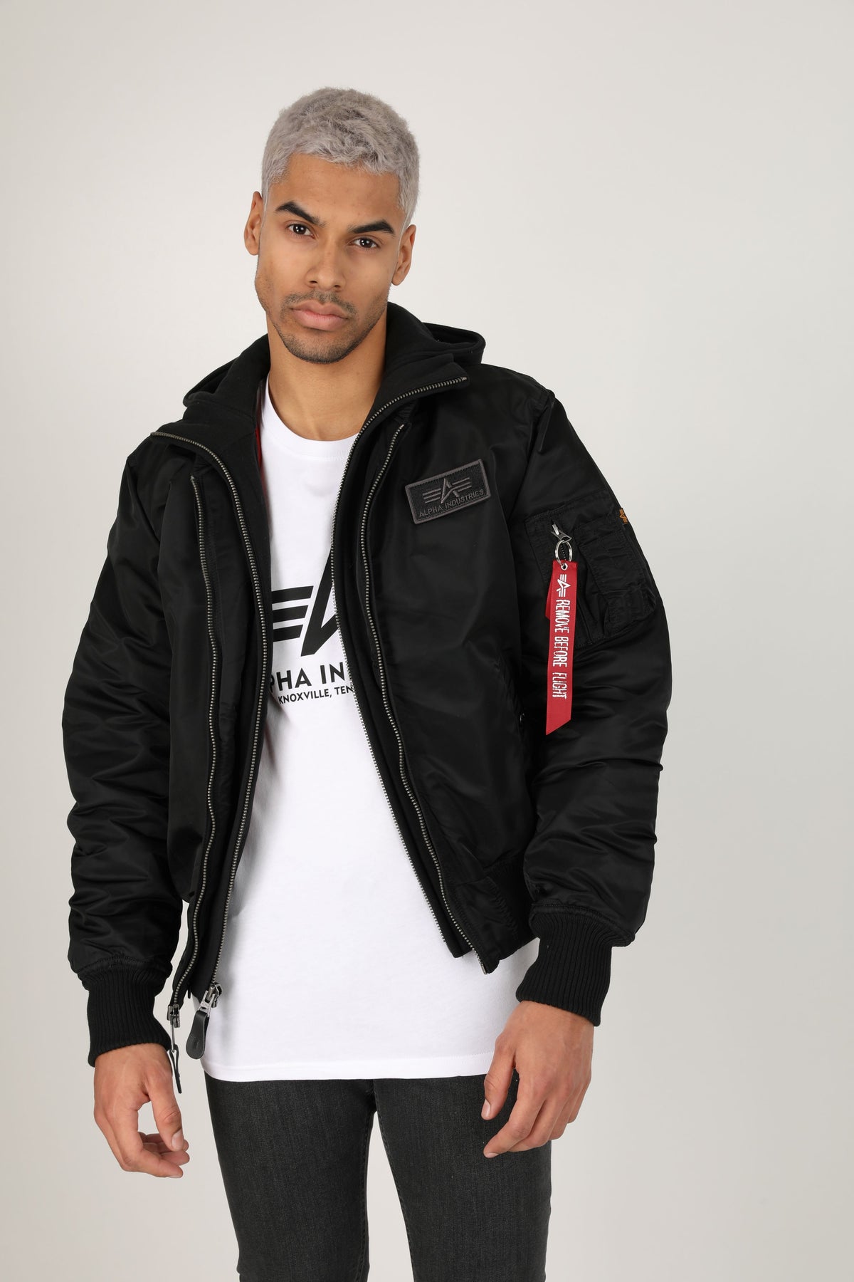 Wattierte Bomberjacke