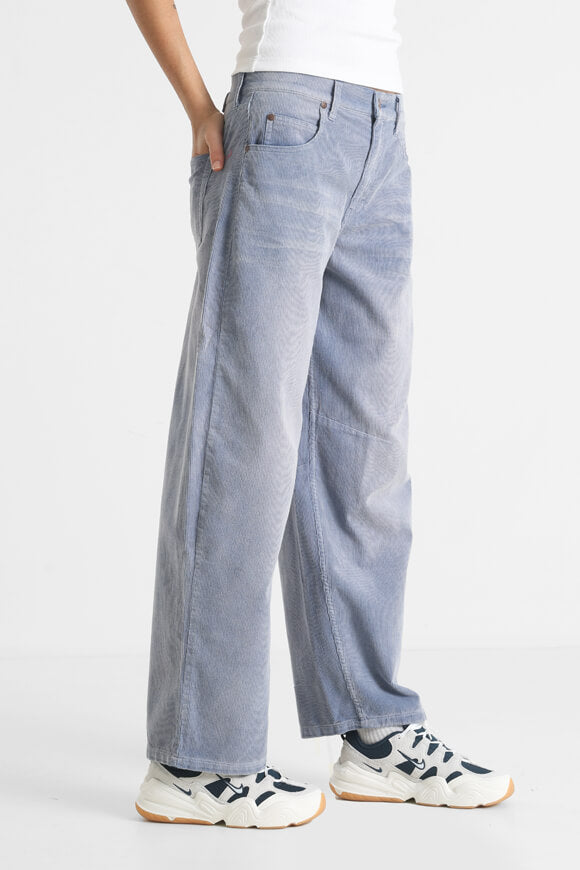 Corduroy pants - gray blue