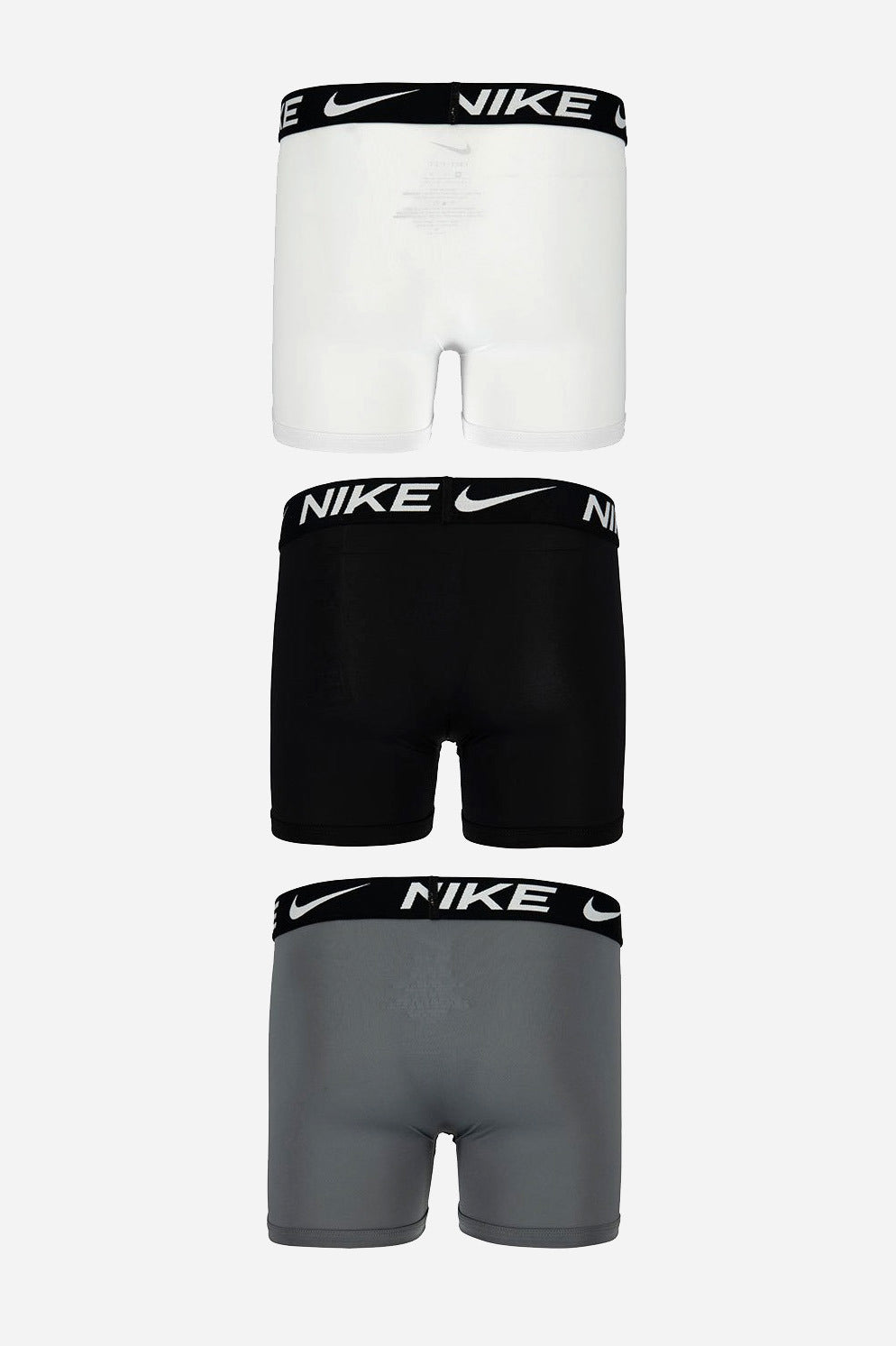Lot de 3 boxers - White + Grey + Black