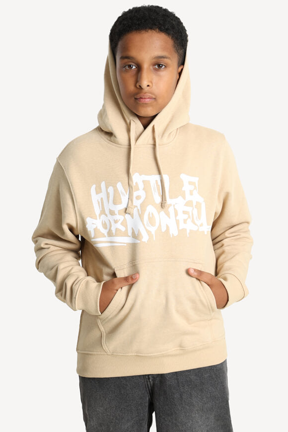 Kapuzensweatshirt - Beige