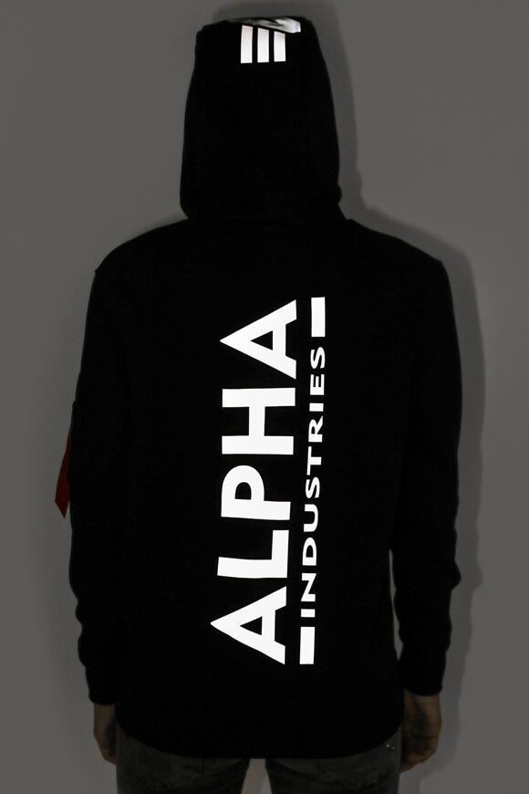 Kapuzensweatshirt - Schwarz