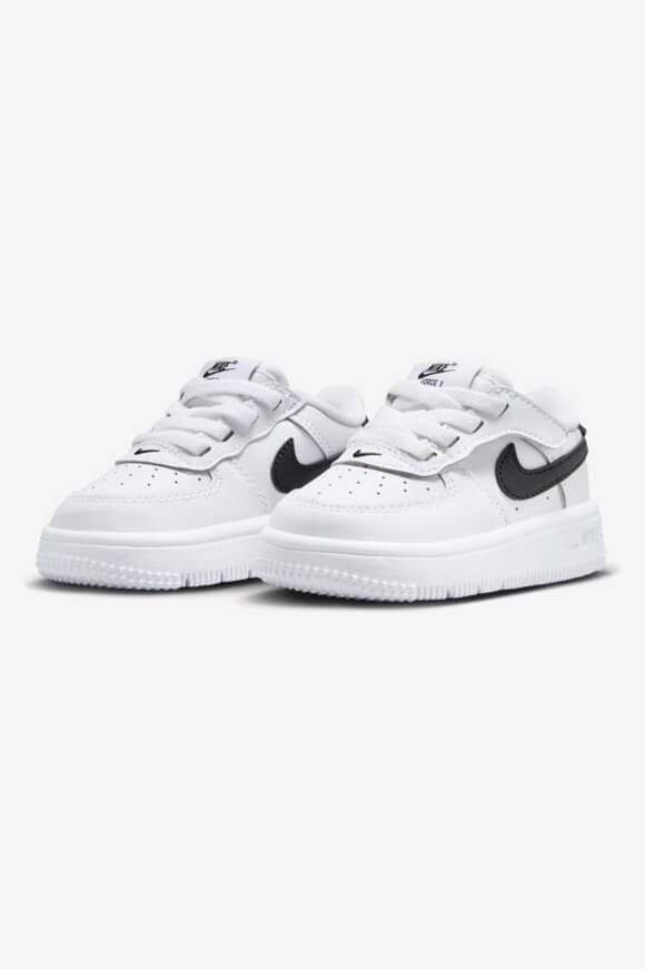 Force 1 EasyOn Baby Sneaker - White + Black