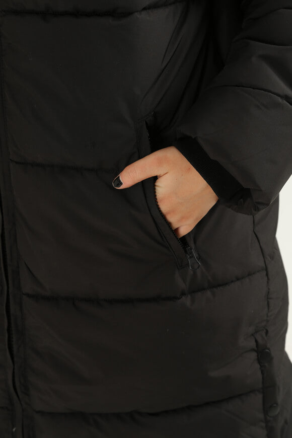 Manteau bouffant - Noir