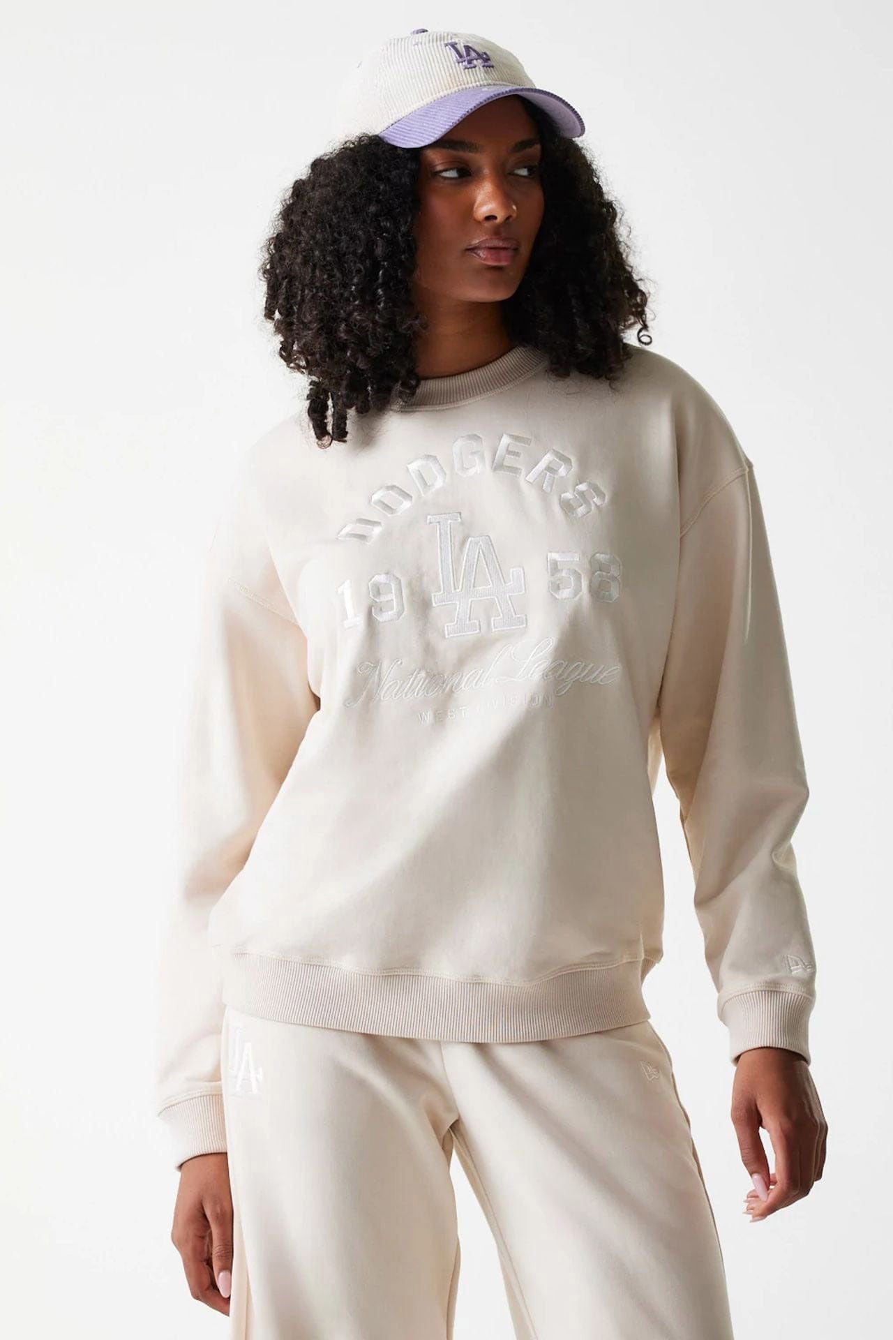 Sweatshirt ample - Light Beige