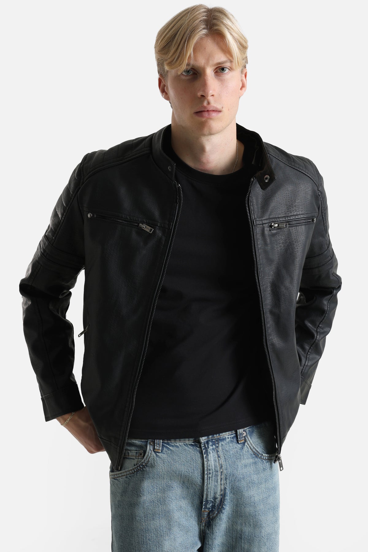Veste mouton retourné - Black