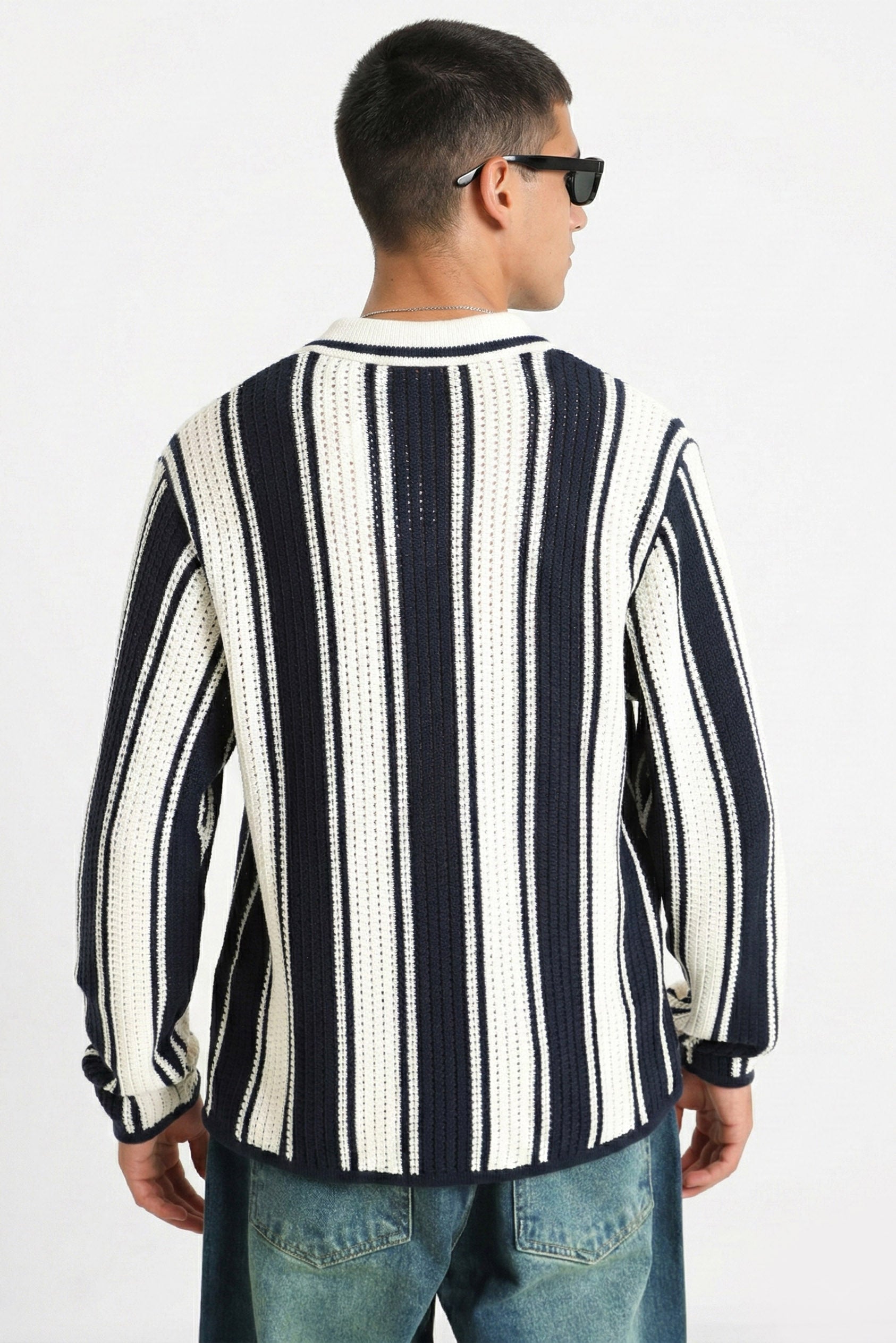 Maglione in maglia - Sky Captain + Sea Salt