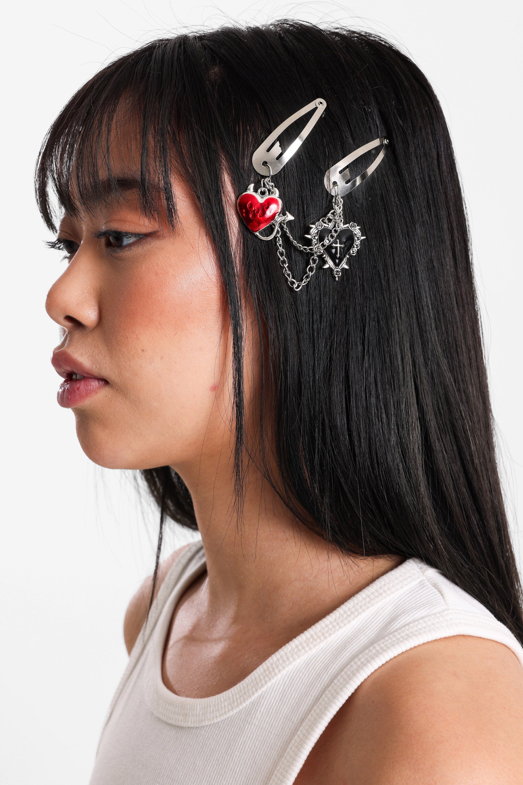 Haarspangen-Set - Silver