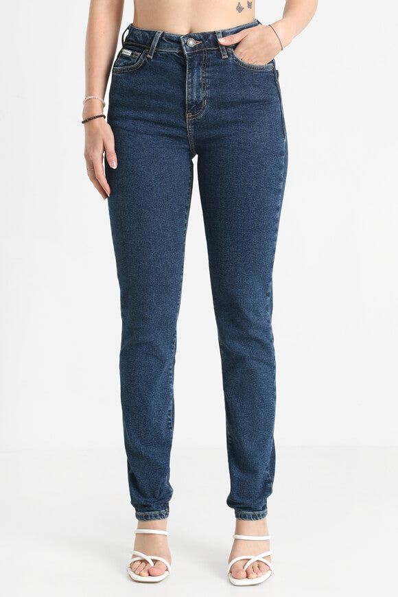 G05 Jeans skinny à taille haute L30 - Blue Medium Wash