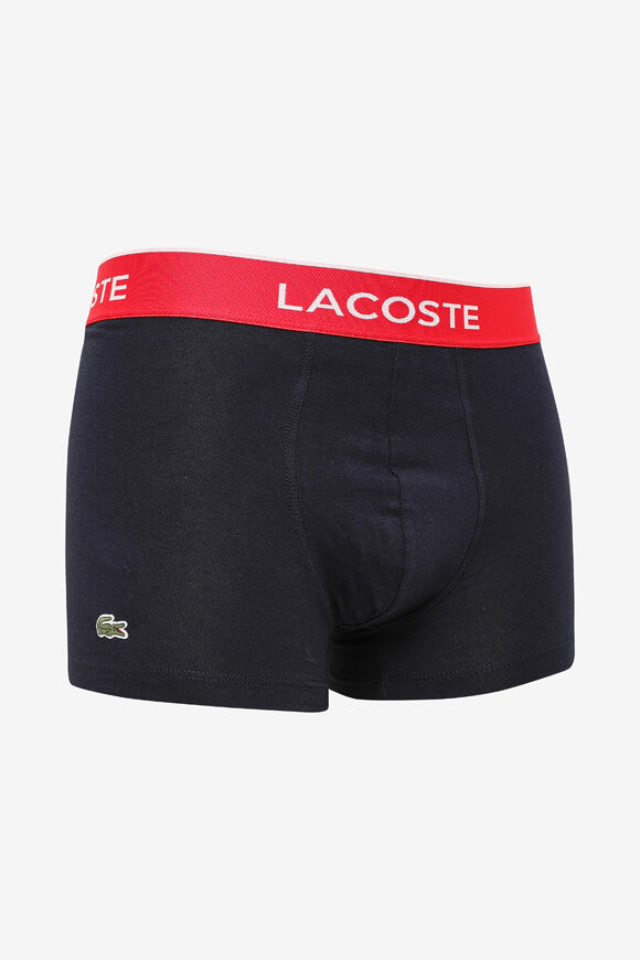 Dreierpack Boxershorts - Dunkel Navy + Rot + Grün