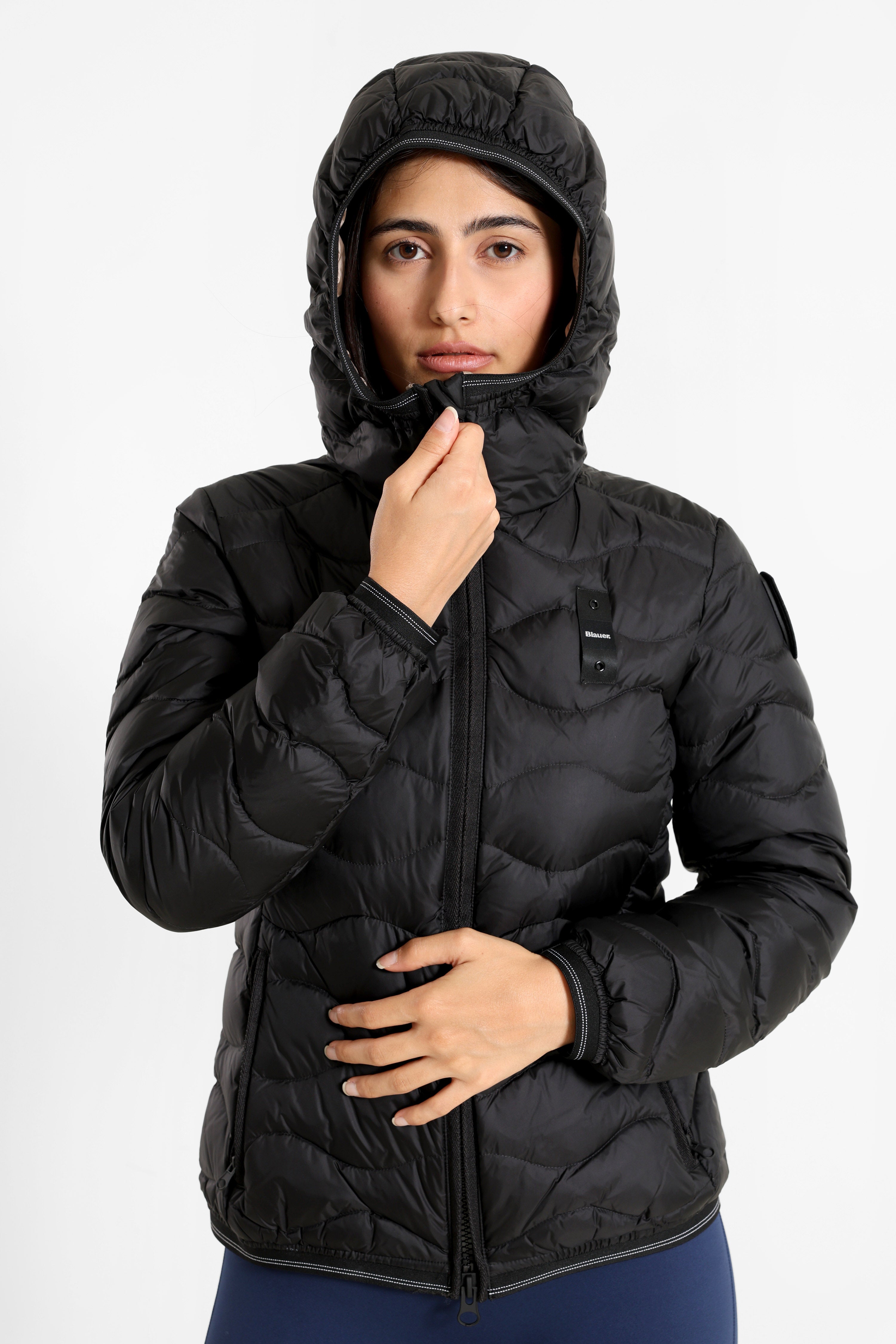 Camelia Gesteppte Daunenjacke - Black