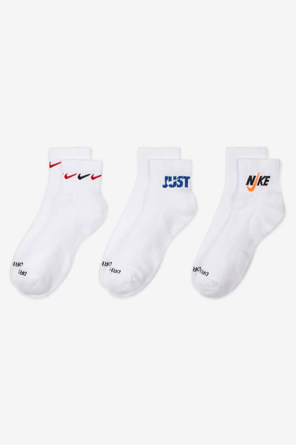 Lot de trois chaussettes - Blanc
