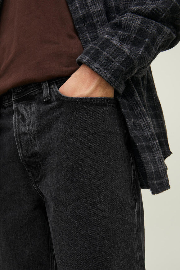 Eddie Jeans Loose Fit L32 - Schwarz Denim