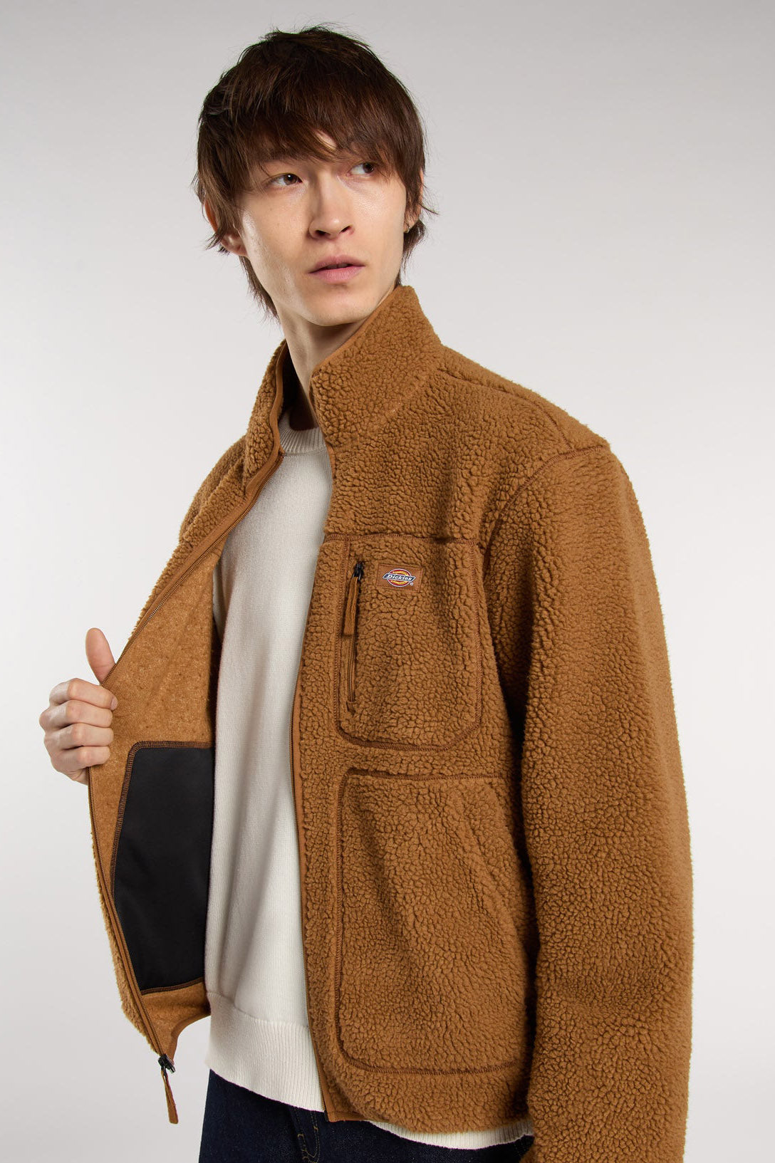 Mount Hope Fleecejacke - Brown Duck