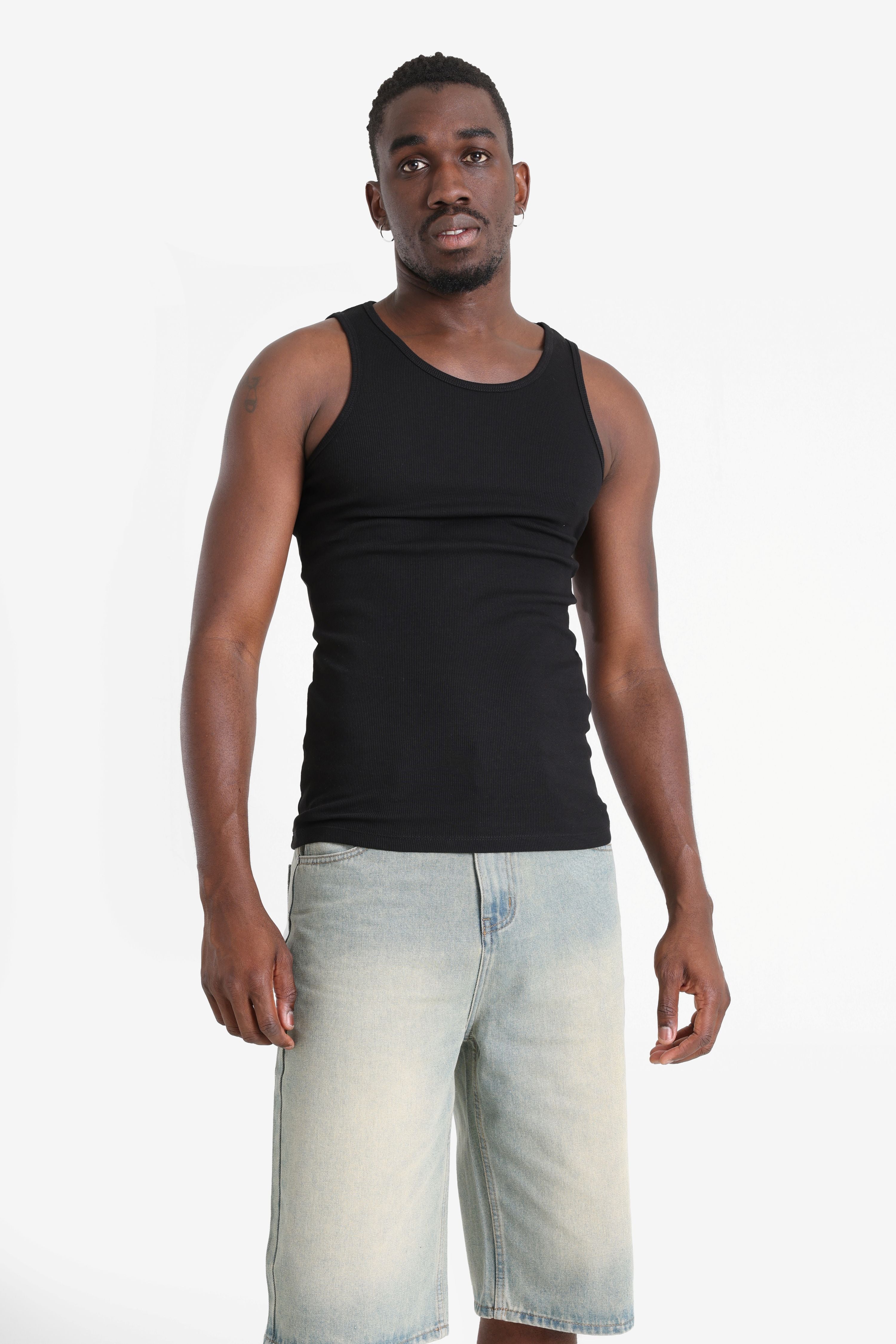 Geripptes Tanktop