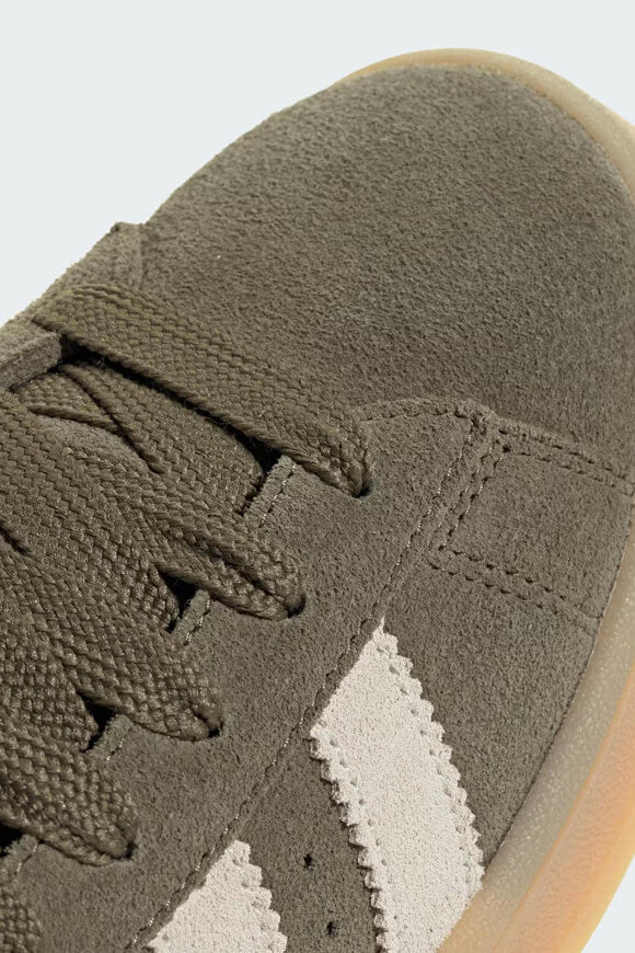 Campus 00S Sneaker - Medium Dark Khaki + Off White + Gum