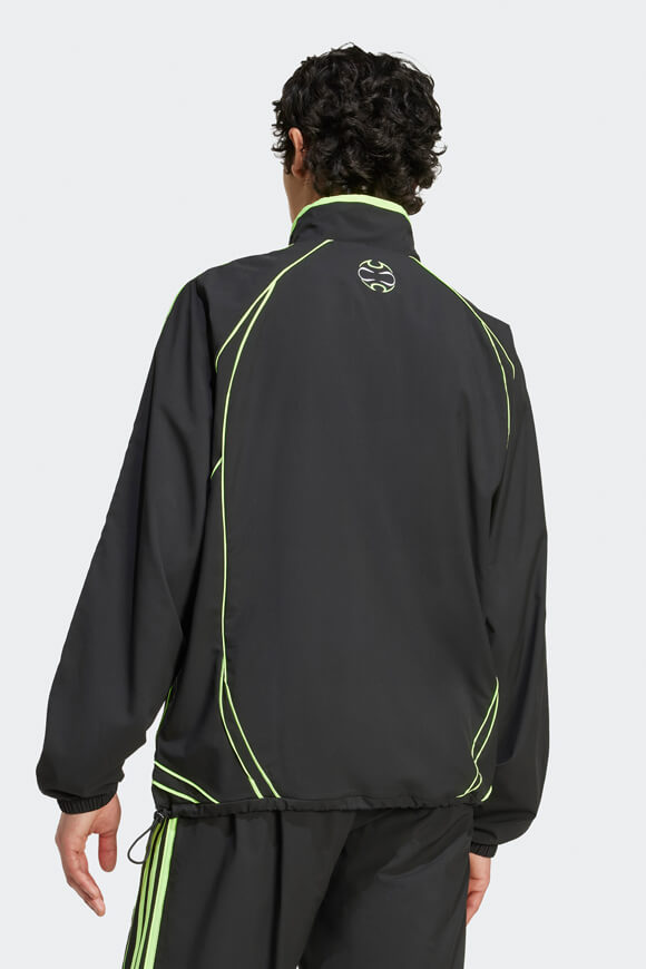 Adicolor Teamgeist Trainingsjacke - Black + Signal Green