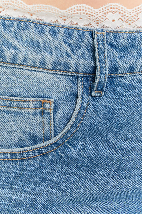 Baggy Fit Jeans - Medium Blue Denim