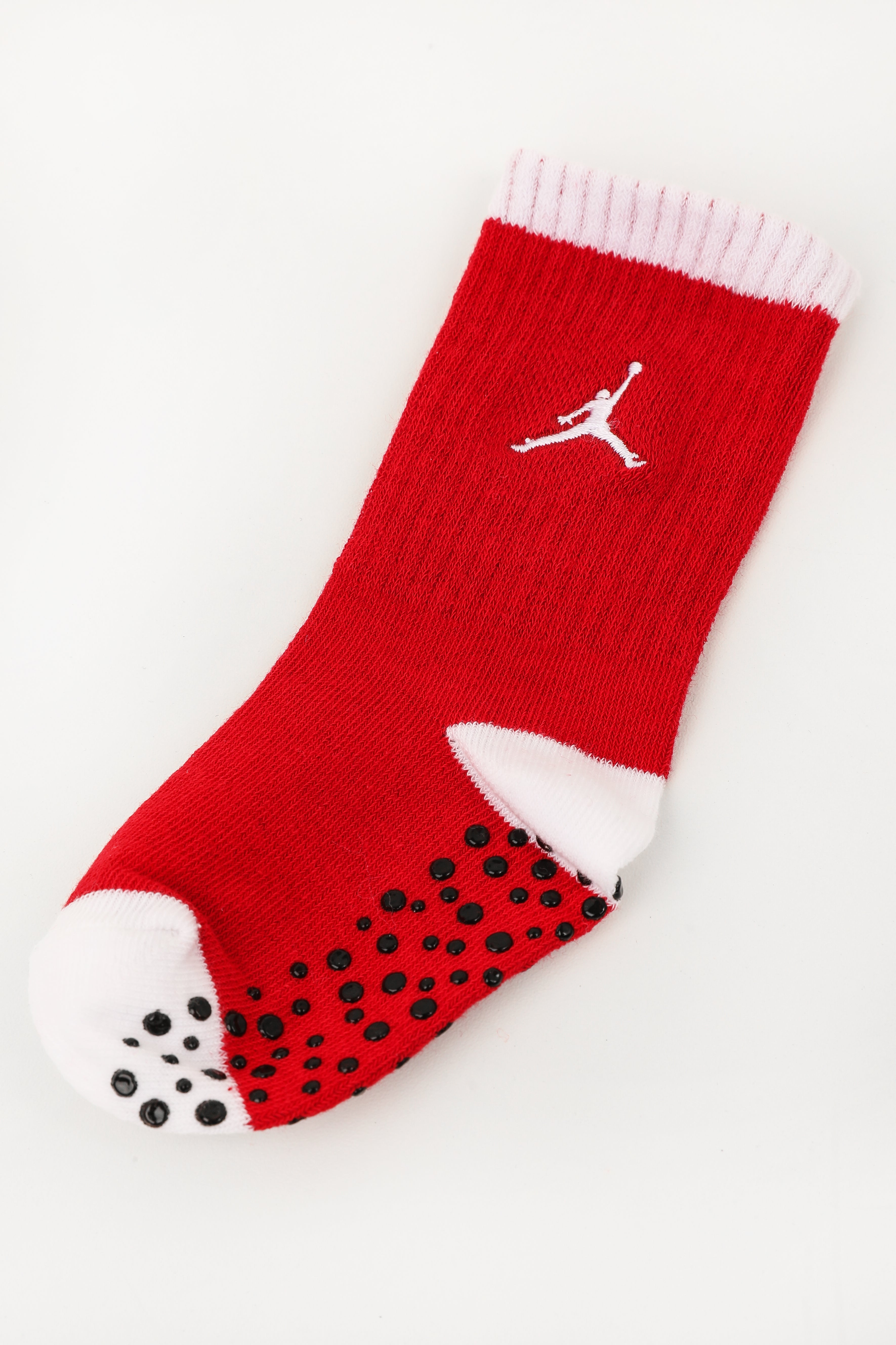 Dreierpack Baby Socken - Schwarz + Rot + Weiss