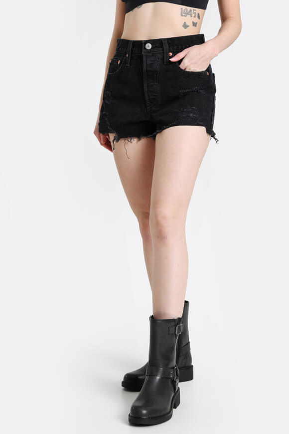 501 Denim shorts - Black Destructed