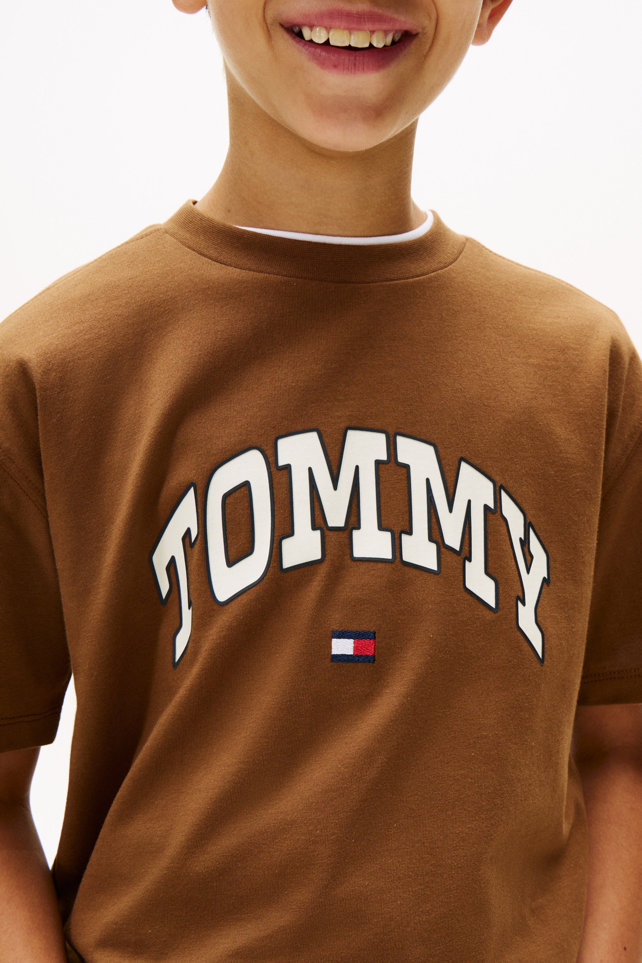 Varsity Raised t-shirt - Pecan Nut