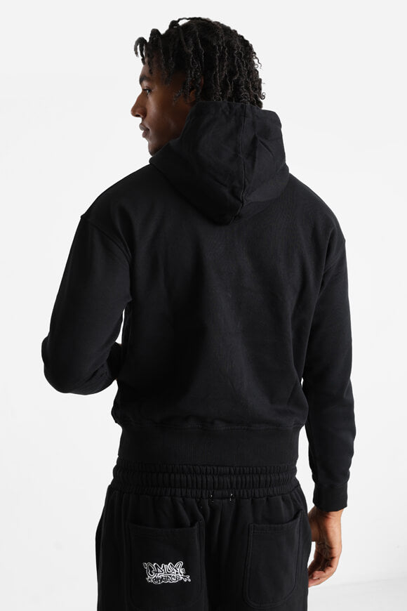 Hooded sweat jacket - Black