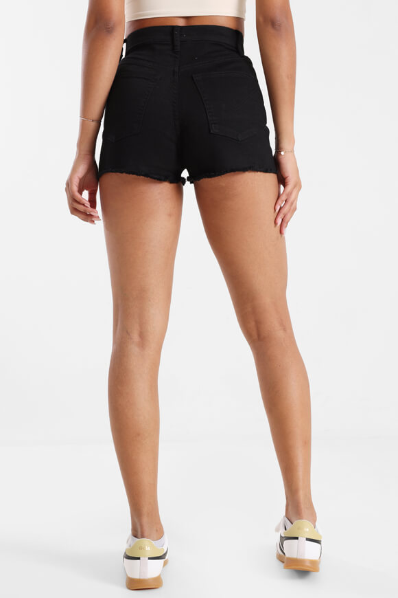 Pantaloncini di jeans - neri