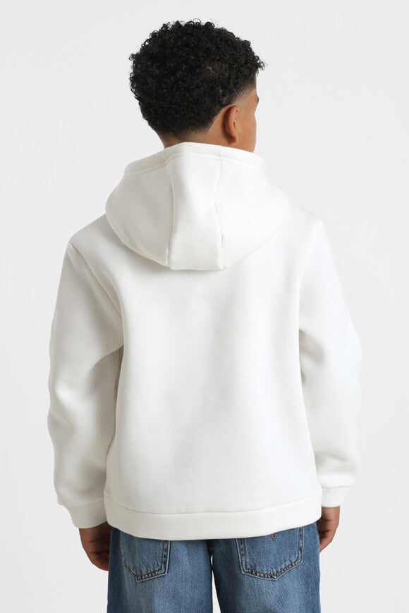 Heart sweatshirt à capuchon - Offwhite + Light Blue