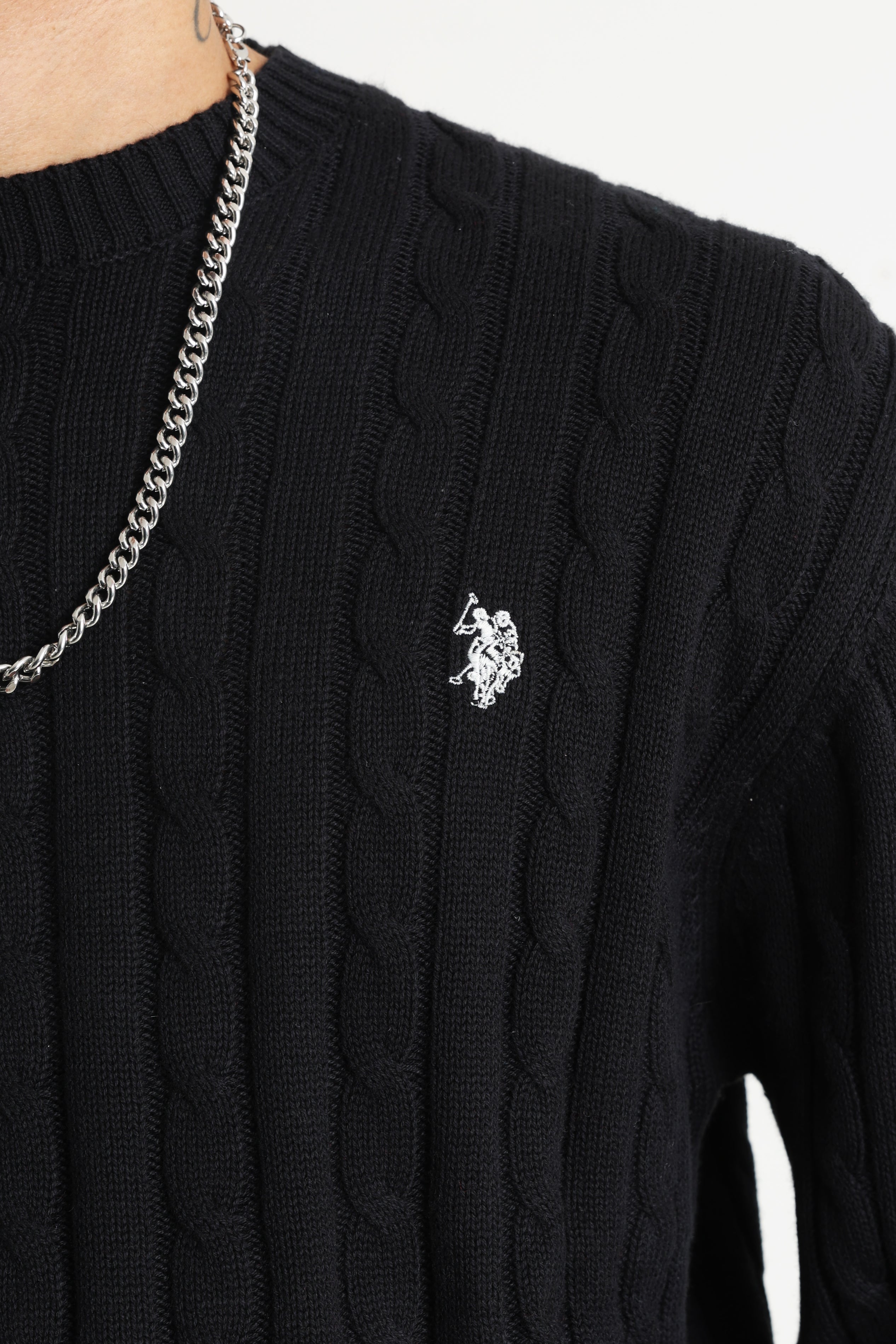 Bert pull en tricot - Black