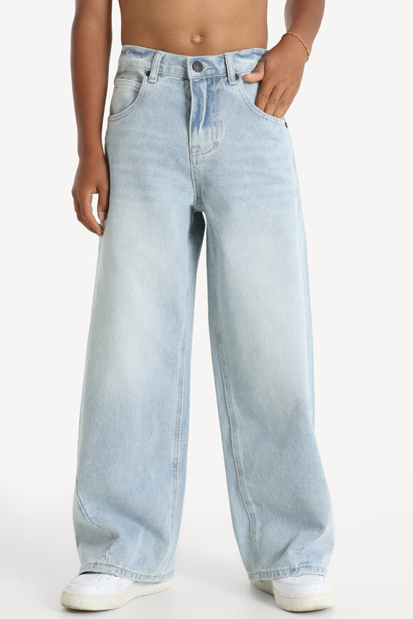 Baggy Jeans - Hellblau