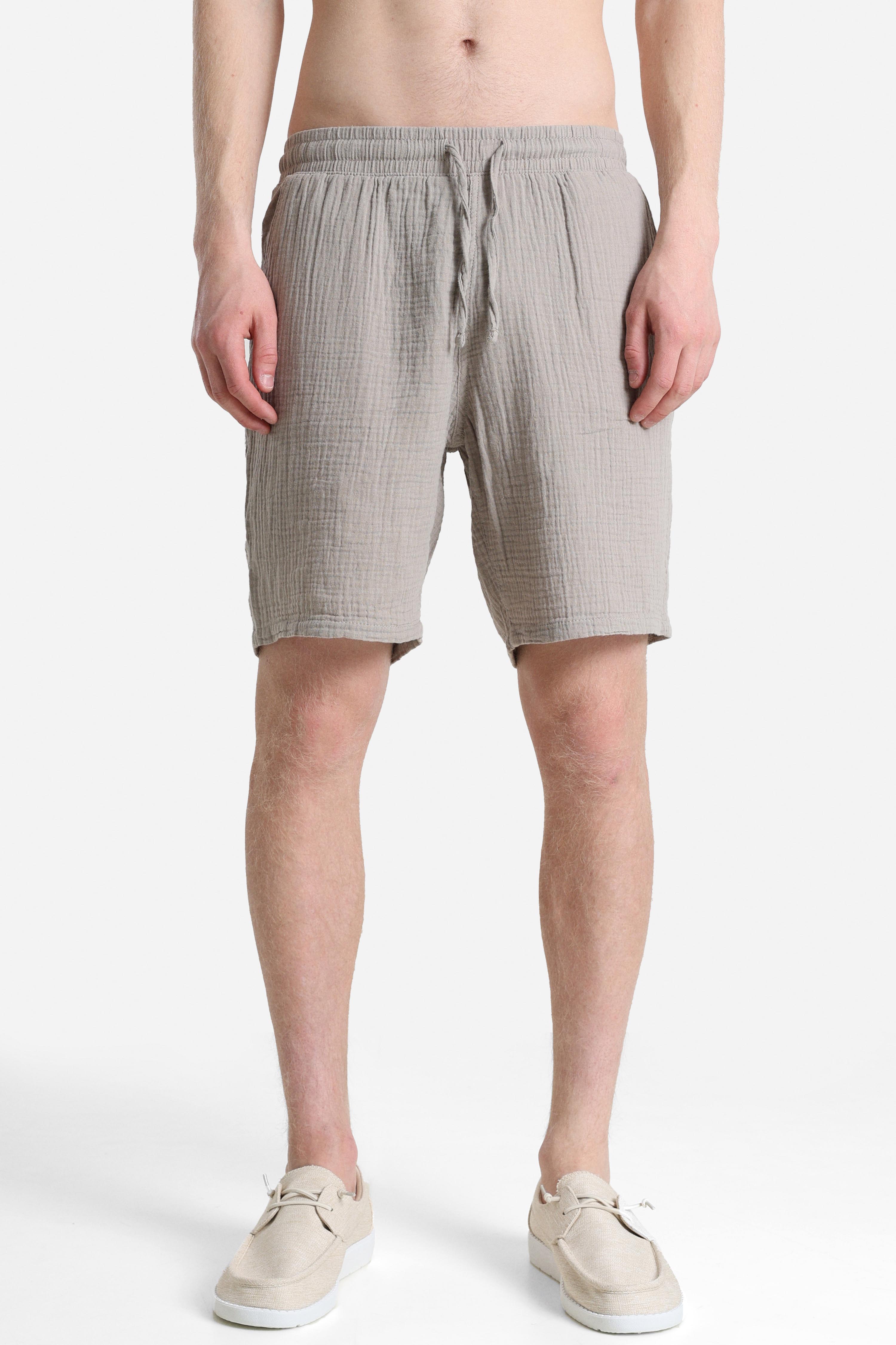 JPSTJAIDEN chiffon shorts - Vintage Khaki