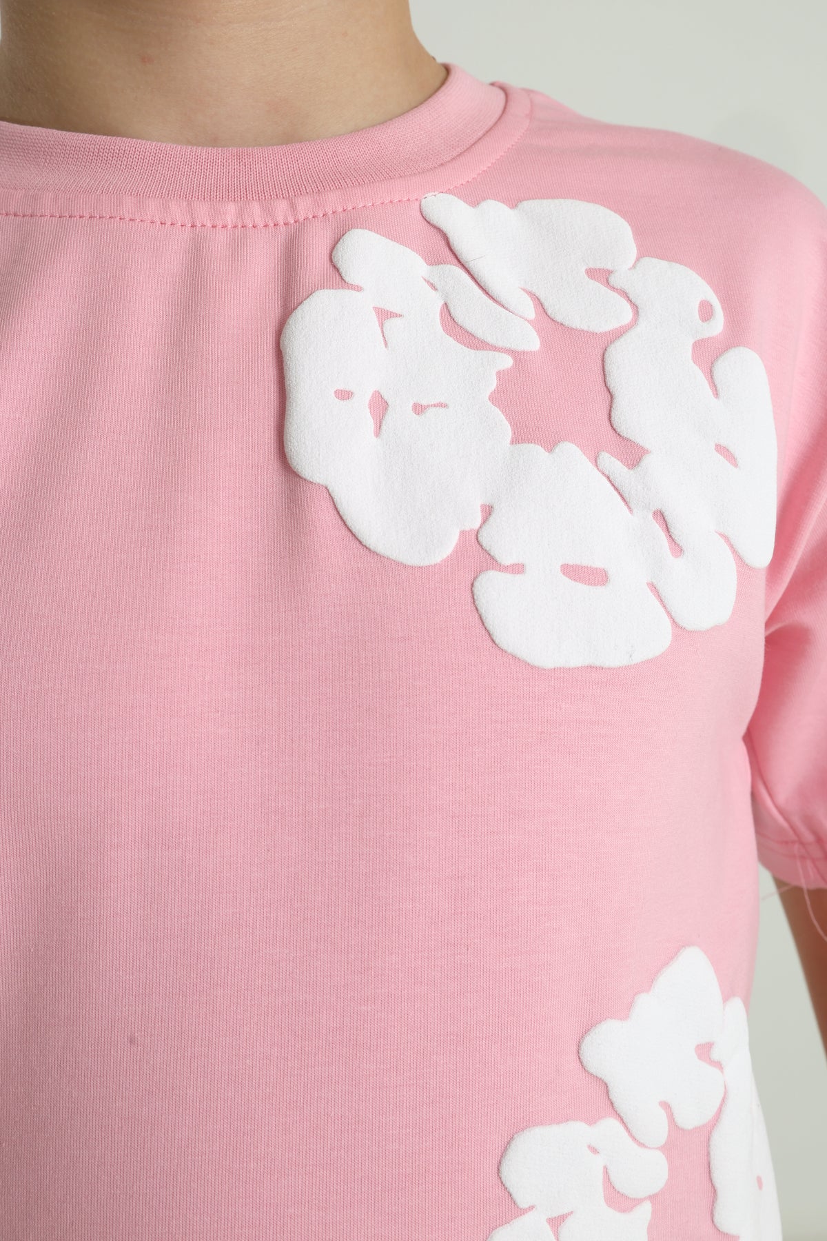T-Shirt - Light Pink + White