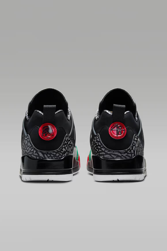 Spizike sneakers - Black + Varsity Red