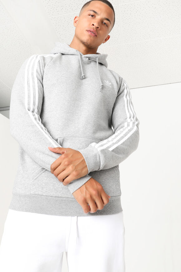Kapuzensweatshirt - Medium Grau meliert