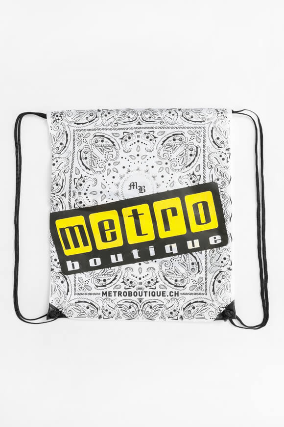 Gym bag - white + black